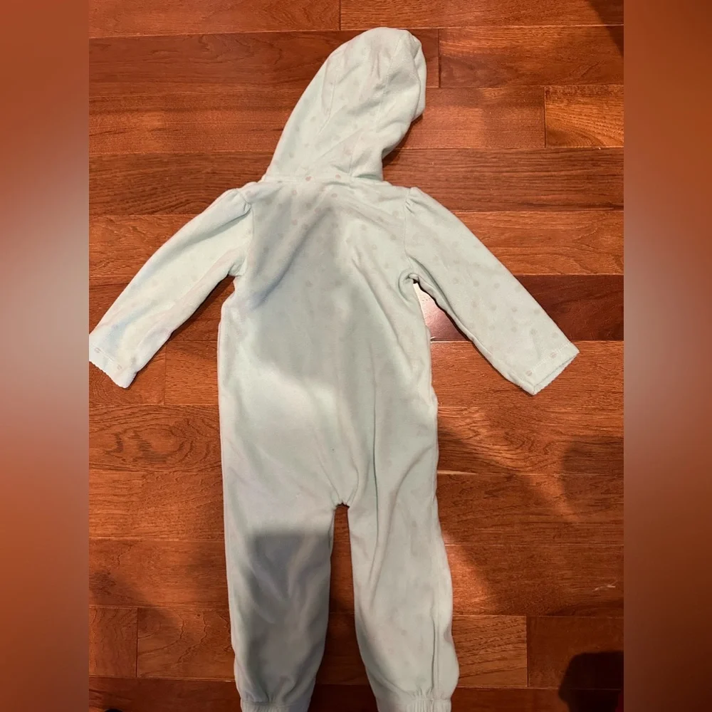 Bundle of 2 Adorable Fleece Onesies for Toddler Girls - 18M
